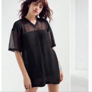 Urban Outfitters silence + noise sheer jersey top
